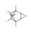 1,2,3,4,7,7-hexachloro-5,6-epoxy-norborn-2-ene结构式