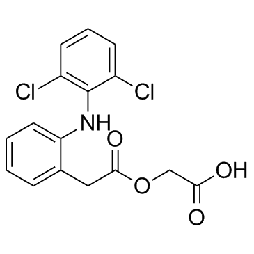 醋氯芬酸结构式