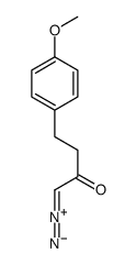 1-diazonio-4-(4-methoxyphenyl)but-1-en-2-olate结构式