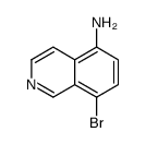 8-溴异喹啉-5-胺结构式