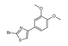 2-BROMO-4-(3,4-DIMETHOXYPHENYL)THIAZOLE Structure