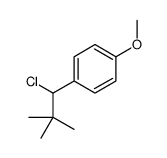 1-(1-chloro-2,2-dimethylpropyl)-4-methoxybenzene结构式