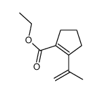 ethyl 2-prop-1-en-2-ylcyclopentene-1-carboxylate结构式