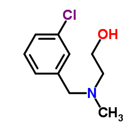 2-[(3-Chlorobenzyl)(methyl)amino]ethanol结构式