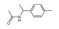 N-(1-(4-methylphenyl)ethyl)acetamide结构式