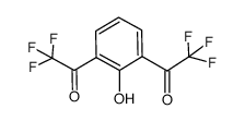1,1'-(2-hydroxy-1,3-phenylene)bis[2,2,2-trifluoroethan-1-one]结构式