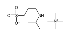 N,N,N-Trimethylmethanaminium 3-(isopropylamino)-1-propanesulfonat e结构式