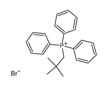neopentyl triphenylphosphonium bromide Structure