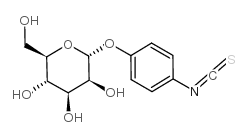 4-异硫氢酸苯基-Α-D-甘露糖苷结构式