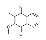 7-methoxy-6-methylquinoline-5,8-dione结构式