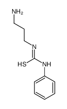 1-(3-aminopropyl)-3-phenylthiourea结构式