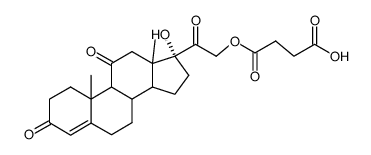 cortisone 21-hemisuccinate Structure