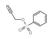 Cyanomethyl benzenesulfonate structure