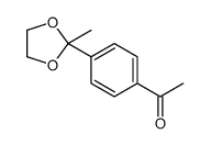 1-[4-(2-methyl-1,3-dioxolan-2-yl)phenyl]ethanone Structure