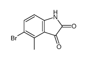 4-methyl-5-bromoisatin Structure