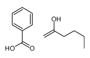 benzoic acid,hex-1-en-2-ol Structure
