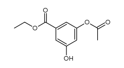 ethyl 3-acetoxy-5-hydroxybenzoate Structure