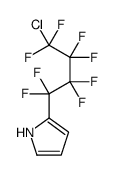 2-(4-chloro-1,1,2,2,3,3,4,4-octafluorobutyl)-1H-pyrrole结构式