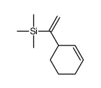 1-cyclohex-2-en-1-ylethenyl(trimethyl)silane结构式
