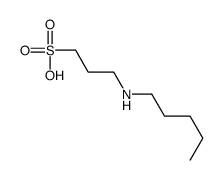 3-(pentylamino)propane-1-sulfonic acid Structure