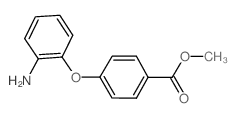 Methyl 4-(2-aminophenoxy)benzoate Structure