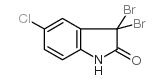 3,3-二溴-5-氯-1,3-二氢吲哚-2-酮结构式