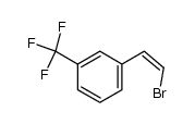 (Z)-β-bromo-3-trifluoromethylstyrene结构式