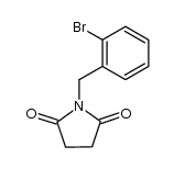 1-(2-bromobenzyl)pyrrolidine-2,5-dione结构式