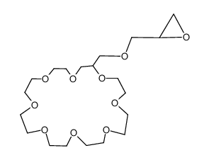 2-(4,5-epoxy-2-oxa-1-pentyl)-1,4,7,10,13,16,19,22-octaoxacyclotetracosane Structure
