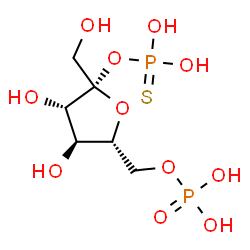 fructose 2-phosphorothioate 6-phosphate Structure
