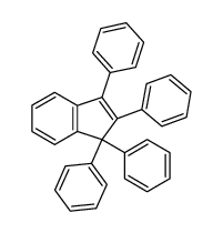 1,1,2,3-Tetraphenyl-1H-indene结构式