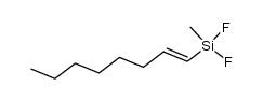 difluoro(methyl)[(E)-1-octenyl]silane结构式