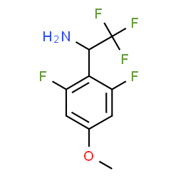 1-(2,6-Difluoro-4-methoxyphenyl)-2,2,2-trifluoroethan-1-amine Structure
