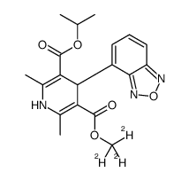 Isradipine-d3结构式