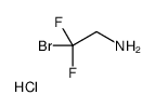 2-BROMO-2,2-DIFLUOROETHYLAMINE HYDROCHLORIDE结构式