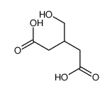 3-(hydroxymethyl)pentanedioic acid Structure