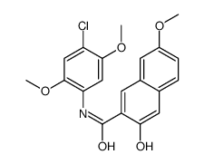 N-(4-chloro-2,5-dimethoxyphenyl)-3-hydroxy-7-methoxynaphthalene-2-carboxamide Structure
