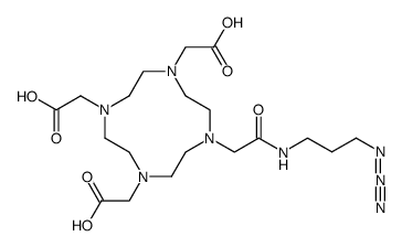 叠氮基-单-酰胺-DOTA结构式