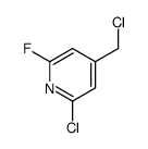 2-chloro-4-(chloromethyl)-6-fluoropyridine Structure