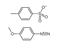 4-methoxybenzenediazonium tosylate Structure