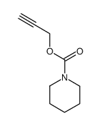 prop-2-yn-1-yl piperidine-1-carboxylate结构式