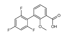 2-methoxy-3-(2,4,6-trifluorophenyl)benzoic acid结构式