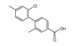 2-氯-2,4-二甲基-[1,1-联苯]-4-羧酸结构式