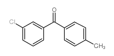3-氯-4-甲基苯甲酮结构式