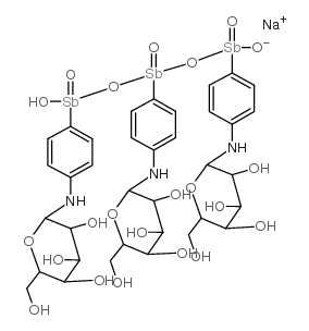 锑巴葡胺结构式