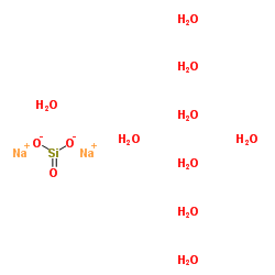 九水偏硅酸钠结构式