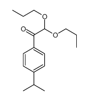 1-(4-propan-2-ylphenyl)-2,2-dipropoxyethanone Structure