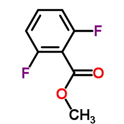 2,6-二氟苯甲酸甲酯结构式