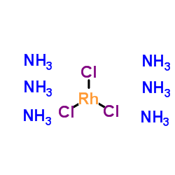 六氨合氯化铑(III)结构式