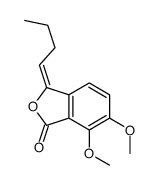 3-butylidene-6,7-dimethoxy-2-benzofuran-1-one Structure